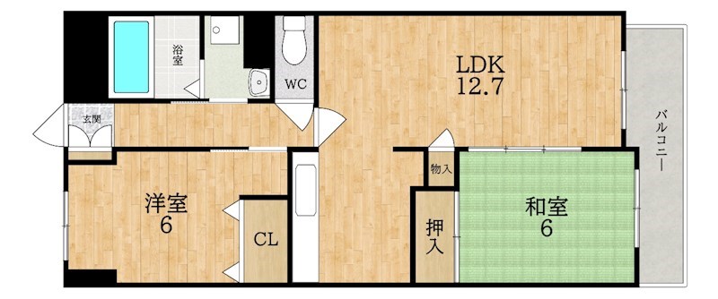 CENTURY ASUKA　Ⅸ（センチュリーアスカ9） 間取り
