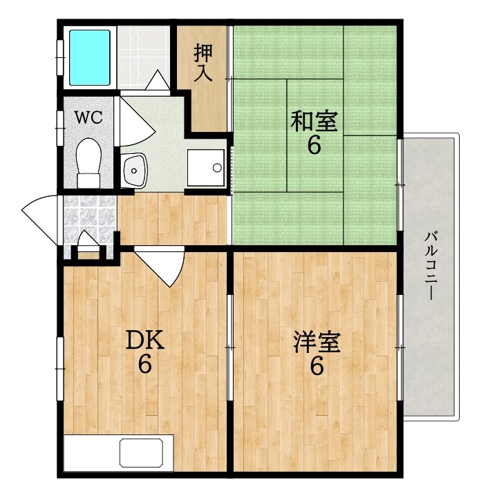 サンコートＤ棟 間取り
