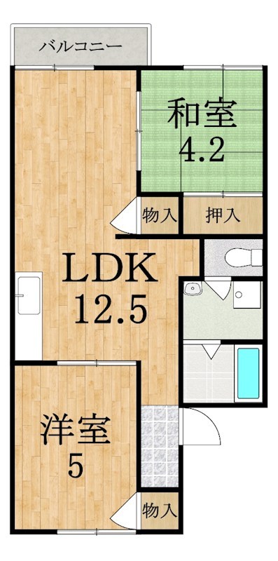 グリーンヒル新賀 間取り図