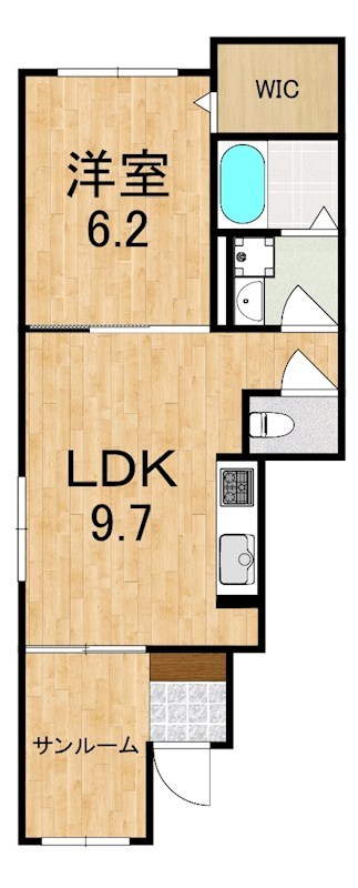 リエール 101号室 間取り