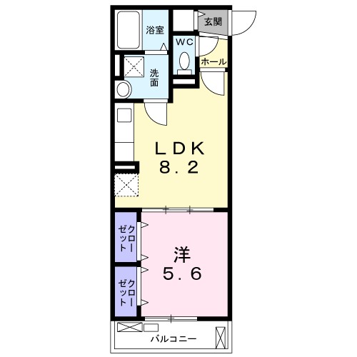 ミレ　グランデ　京田辺 206号室 間取り