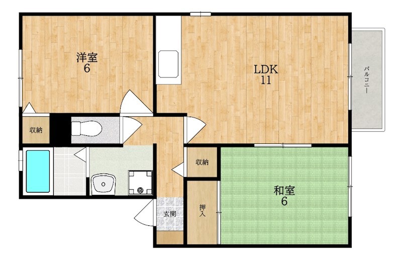アビリティーパーク　B棟 間取り