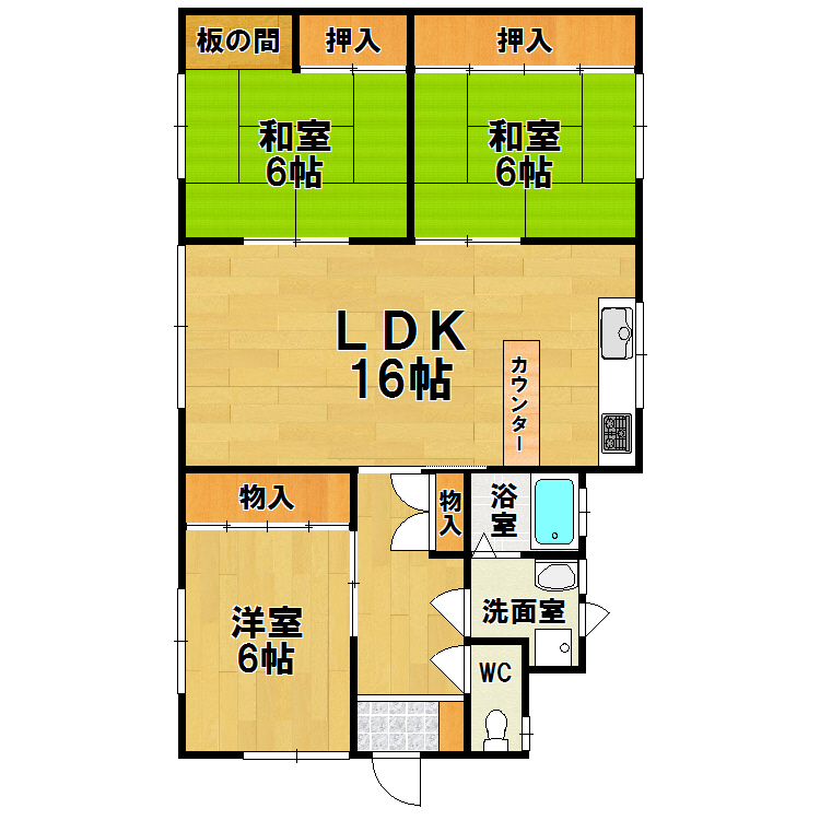 中嶋一戸建 間取り