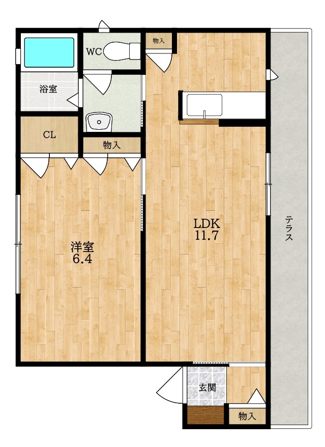 ディアス九条 間取り