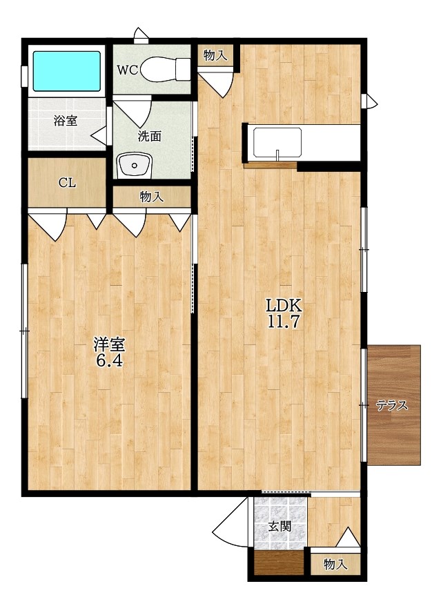 ディアス九条 間取り