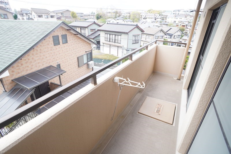 あやめ池ガーデンハイツ ベランダ