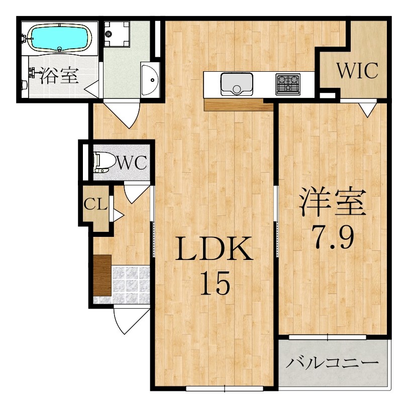 セレーノ 106号室 間取り