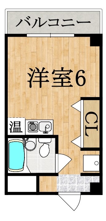 クレールヒロタⅠ 105号室 間取り