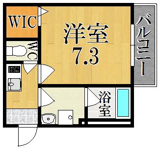 Alce田原本 202号室 間取り