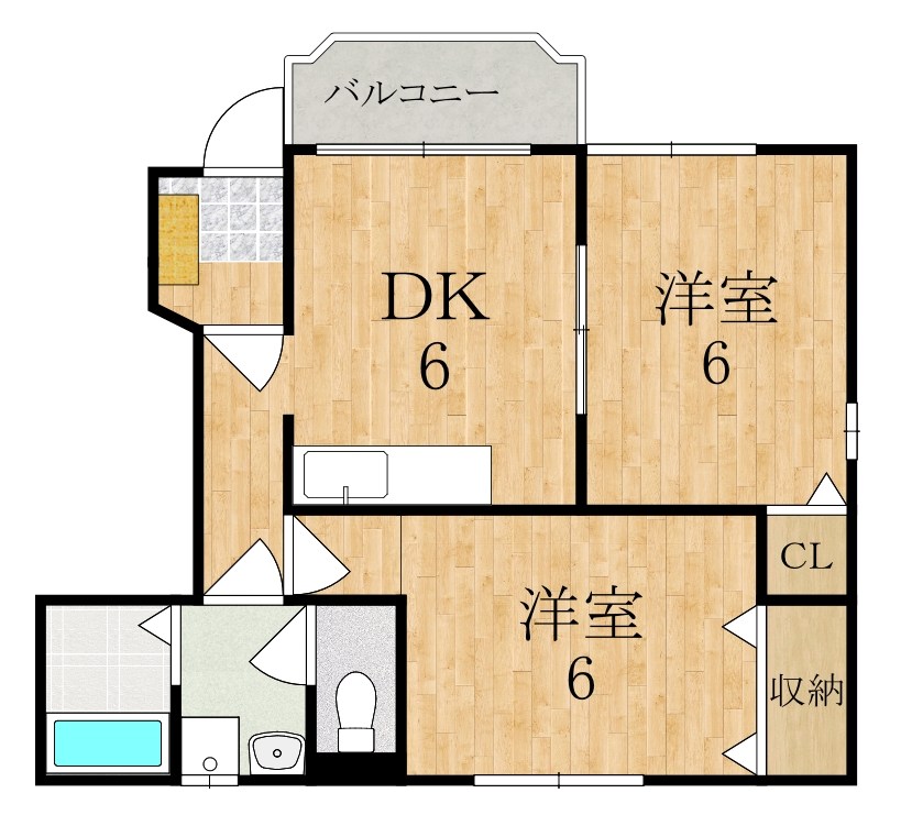 メゾンブローテ 101号室 間取り