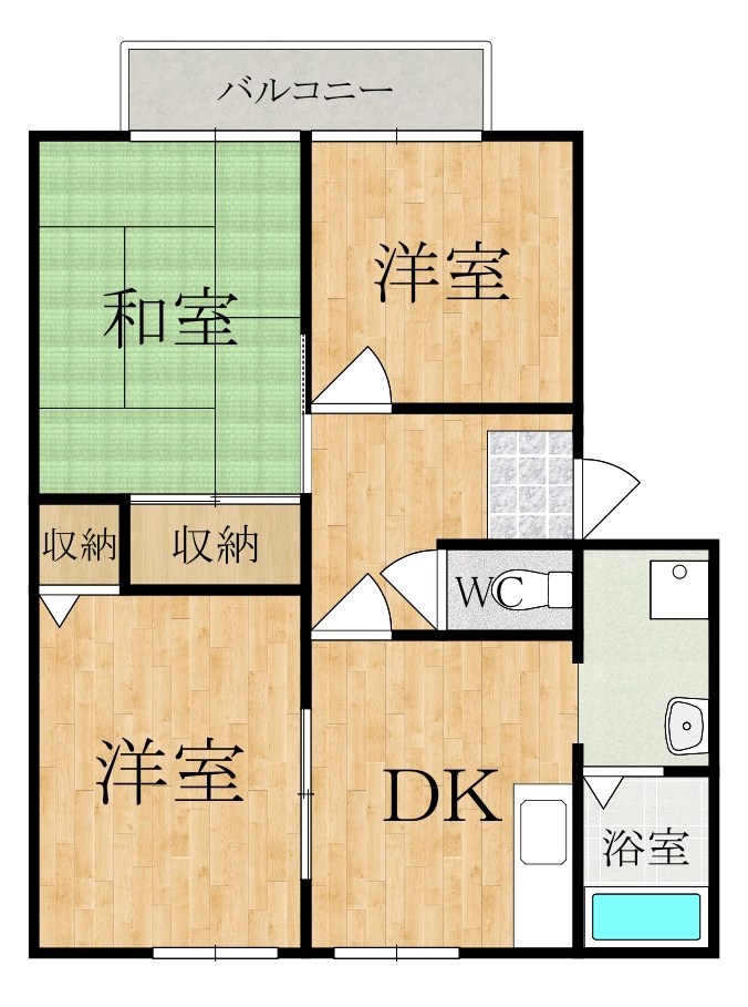プリメールＢ 101号室 間取り