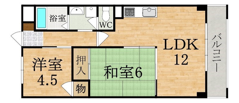 コーポ睦（ムツミ） 間取り