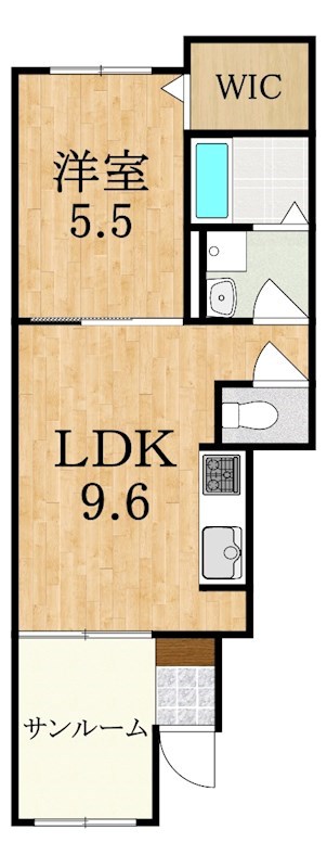 イレミア 101号室 間取り