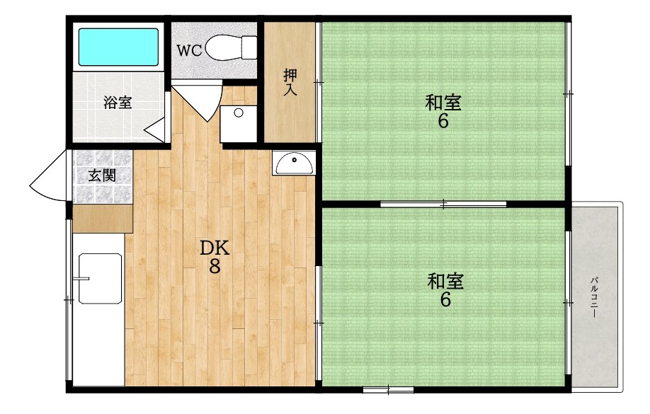 代官ハイム（ダイカン） 間取り