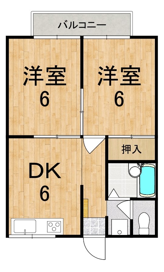 エステートピア尼ヶ辻 101号室 間取り
