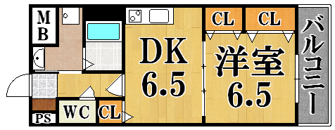 プライムガーデンⅠ 310号室 間取り