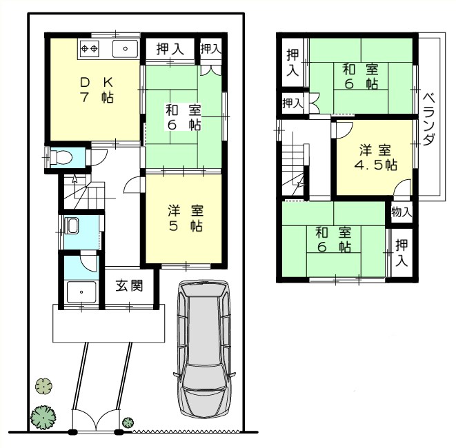 小泉町東3丁目戸建 間取り