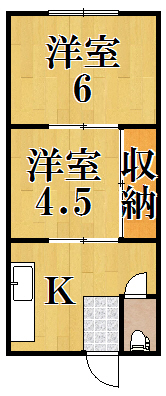 アパート児島 102号室 間取り