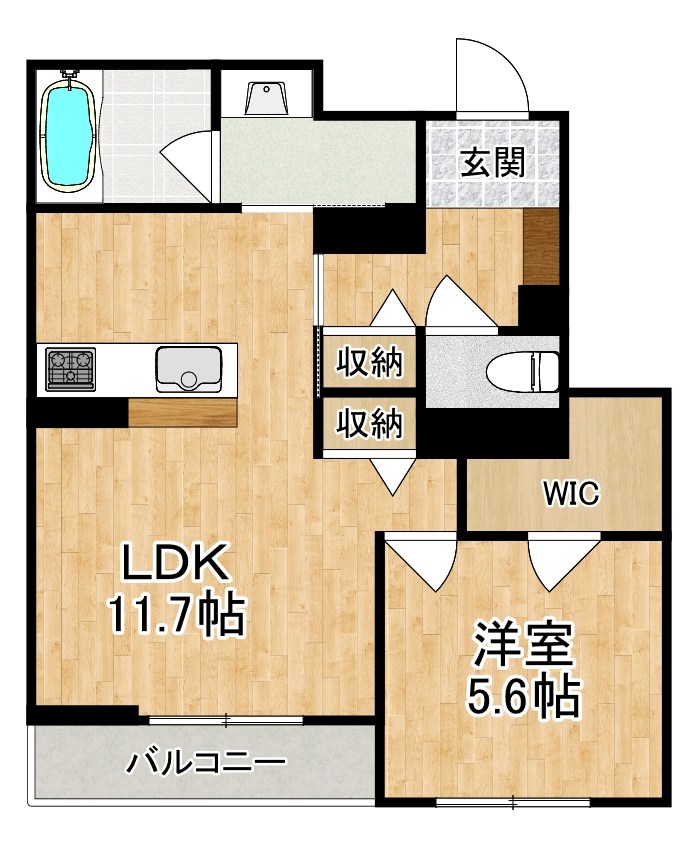 シャーメゾン　フェリーチェ 301号室 間取り