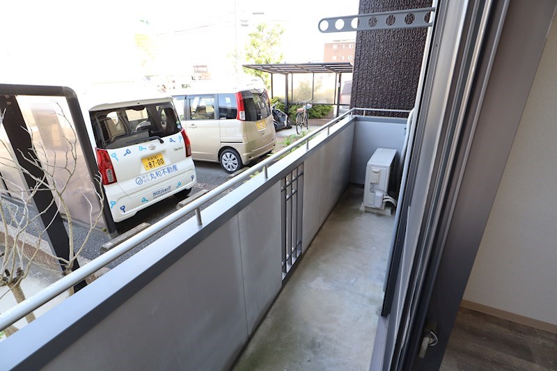 ヴィラ・ライスシャワーＢ ベランダ