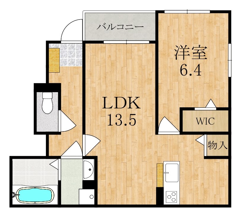 ヴェルデ　ルーチェ 101号室 間取り