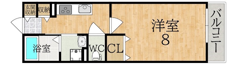 イリーデⅠ 間取り
