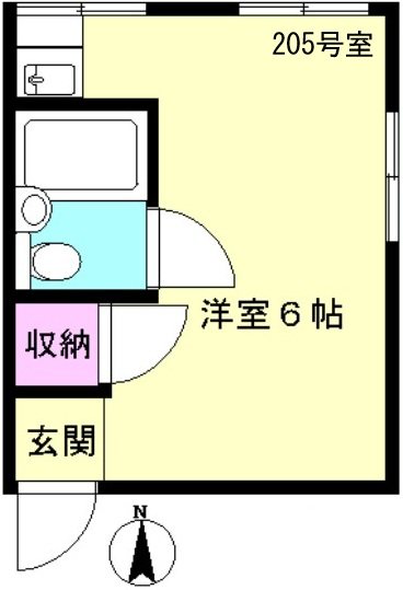 コーポ富士 間取り