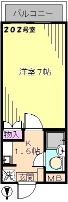 ハイコーポ大久保 間取り