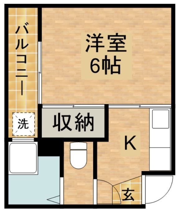 コーポステーションサイドコシベ 間取り
