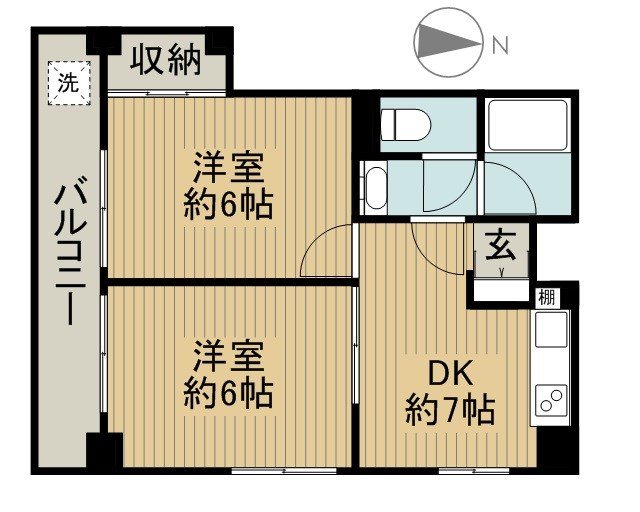 第2ルナマンション 間取り