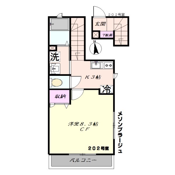 メゾンプラージュ 間取り
