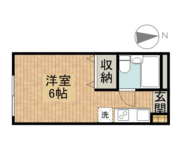 コーポシバタ 間取り