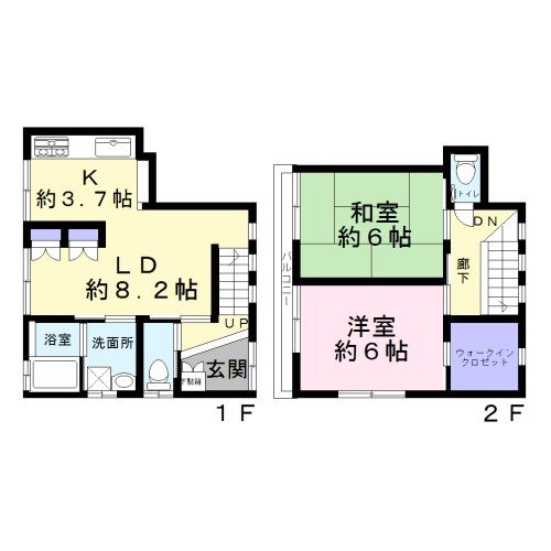 西田コーポ 間取り
