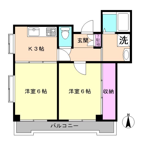 クレストカーサIDA 間取り