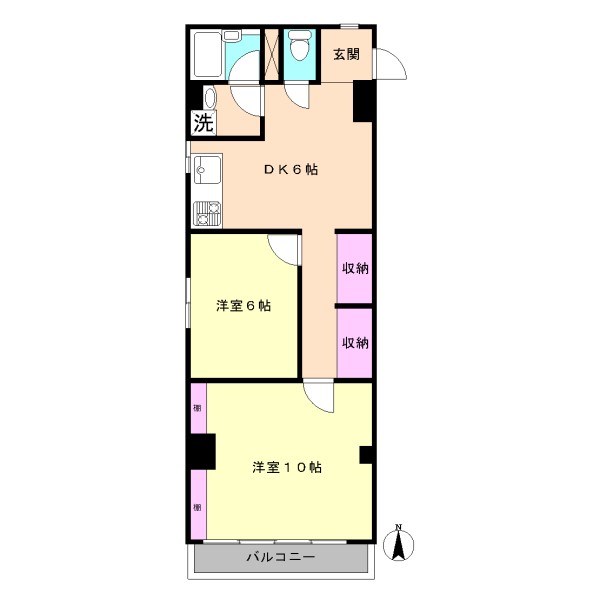 真砂マンション 間取り