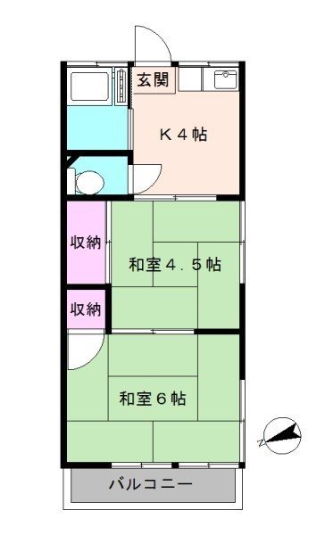 松花マンション 間取り