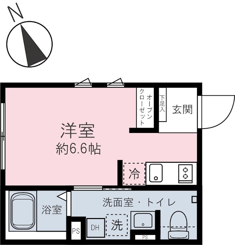 CASA PIAZZA Tachikawa 間取り