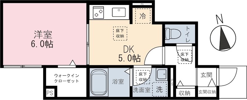 Est Collina（エスト　コッリーナ） 間取り