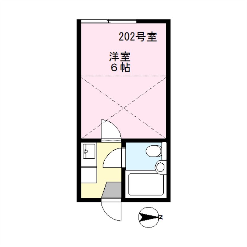 城山ハウス 間取り