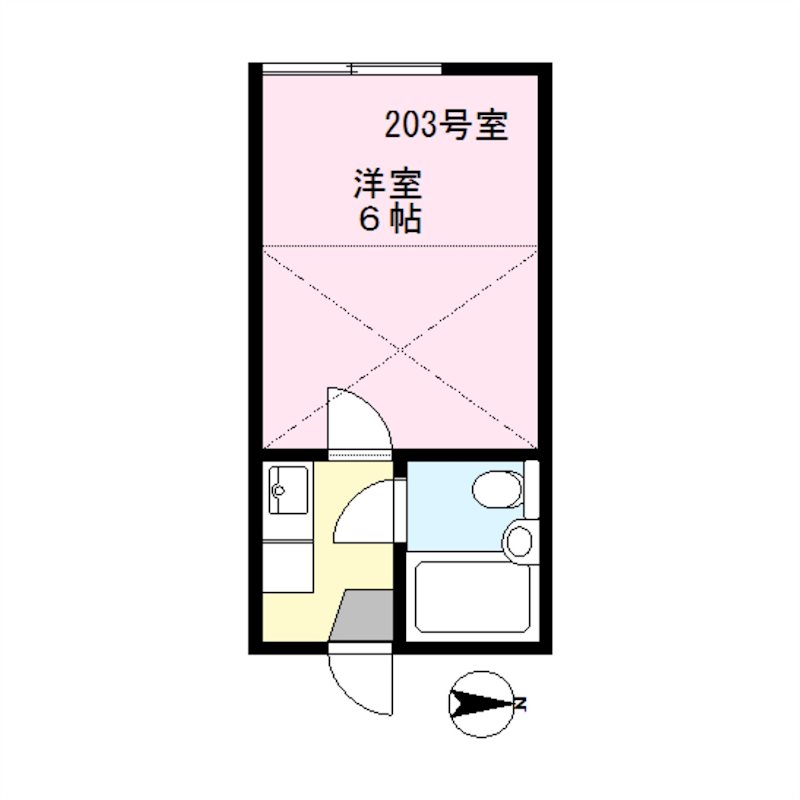 城山ハウス 間取り