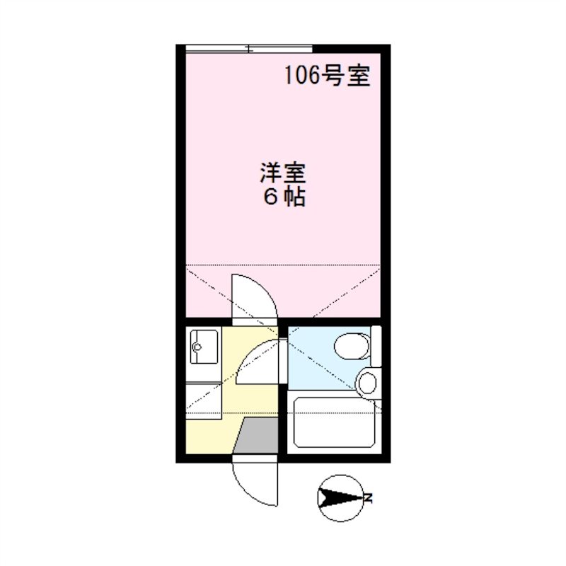 城山ハウス 間取り