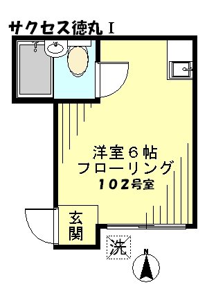 サクセス徳丸１ 間取り