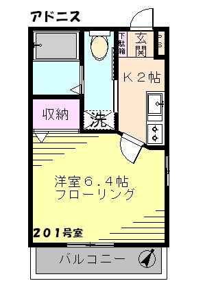 Ａｄｏｎｉｓ（アドニス） 間取り