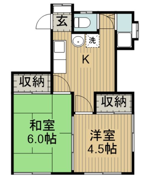 コーポ若葉 間取り