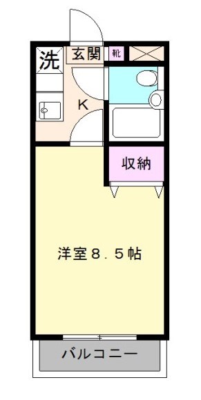 カオパレスNo.20 間取り