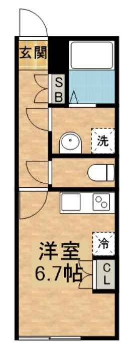早稲田鶴巻町IMAハウス 間取り