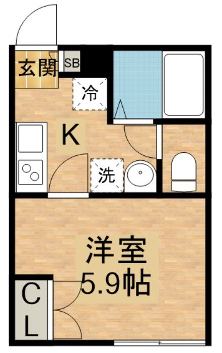 早稲田鶴巻町IMAハウス 間取り
