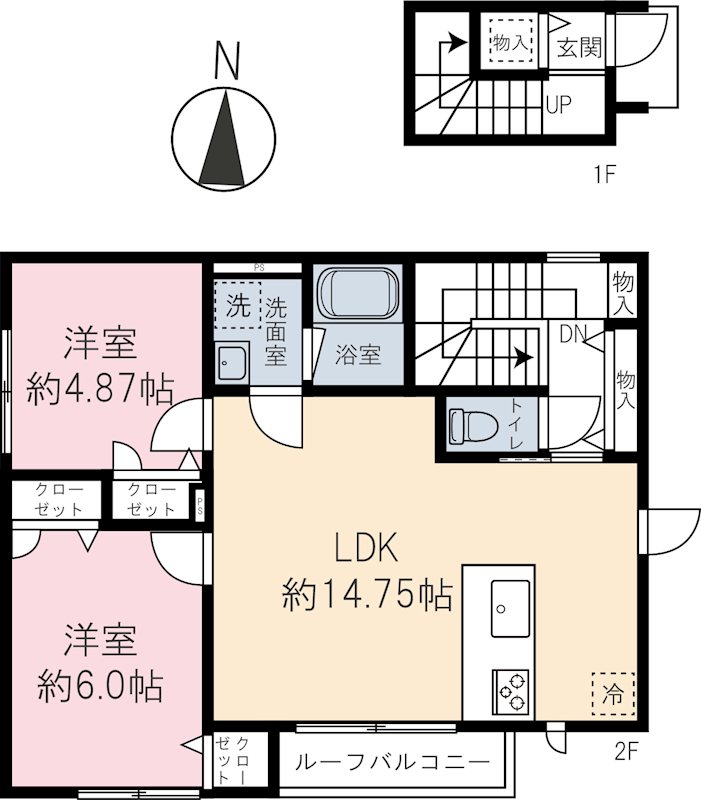 ガーデニア双葉町 間取り