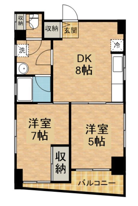 パレ・ジュトー 間取り