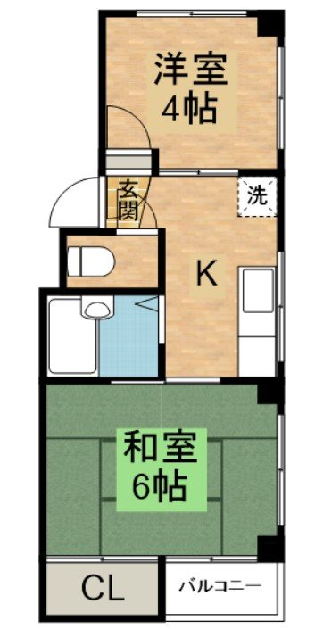パレス内田２号館 間取り